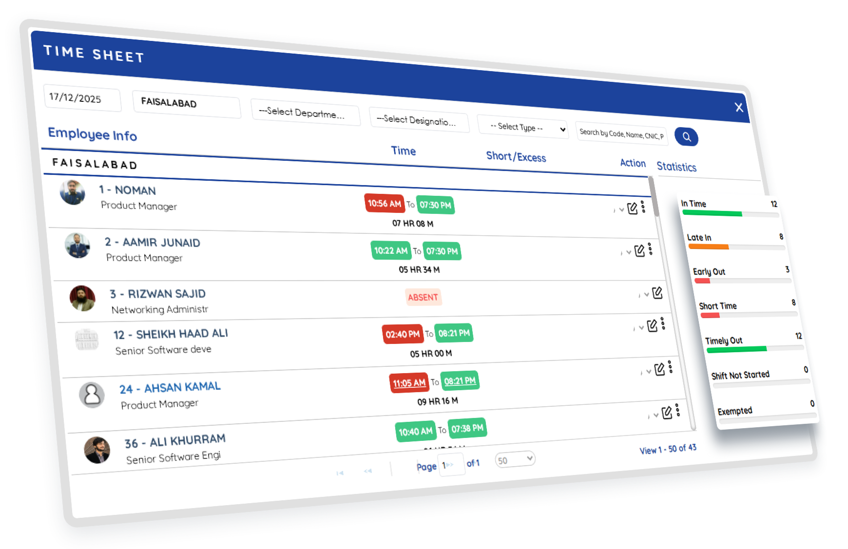 Daily Attendance Tracking Preview Daily Attendance Tracking Preview